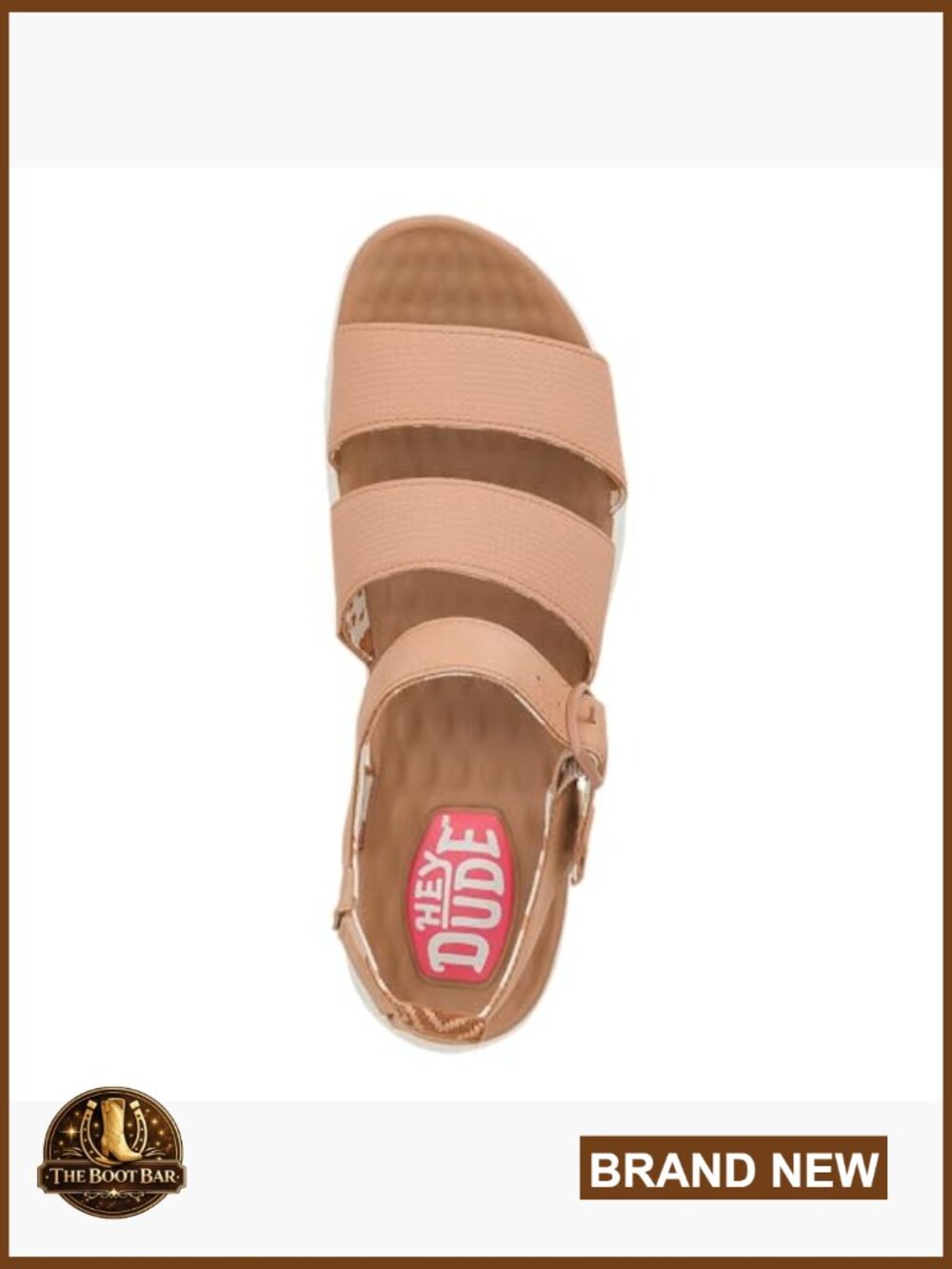 Platform Wedge Sandals with Adjustable Buckle - Lightweight EVA Footbed - Picture 3 of 7